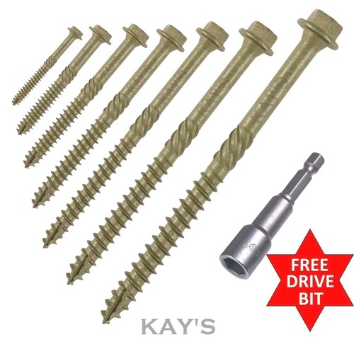 Hex head landscape - head, screws
