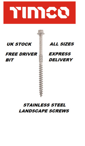 Hex head landscape screws - hex,